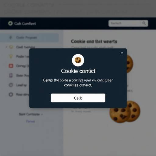 Imagen representativa de una ventana emergente de aceptación de cookies con varias opciones de configuración